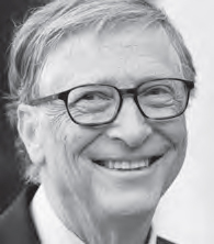 Bill Gates, Founder of MicroSoft and philantrophist